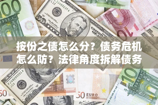济南按份之债怎么分？债务危机怎么防？法律角度拆解债务分配与风险自保指南