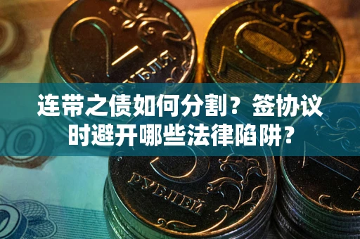 济南连带之债如何分割？签协议时避开哪些法律陷阱？