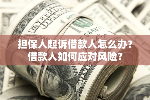 济南担保人起诉借款人怎么办？借款人如何应对风险？