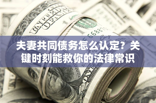 济南夫妻共同债务怎么认定？关键时刻能救你的法律常识