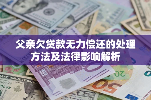 济南父亲欠贷款无力偿还的处理方法及法律影响解析
