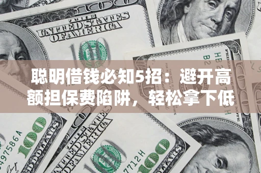 济南聪明借钱必知5招：避开高额担保费陷阱，轻松拿下低息贷款